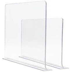Acrylic Shelf Divider With Adhesive