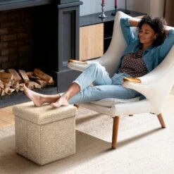 Teddy Storage Ottoman 31 Teddy Storage Ottoman -Sorbus Decor Shop BI 3