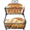 Wire Breadbasket Stand (2 Tier) 2 Wire Breadbasket Stand (2 Tier) -Sorbus Decor Shop BLK 2 681c39f8 d603 4b05 adb3 105e4023e216