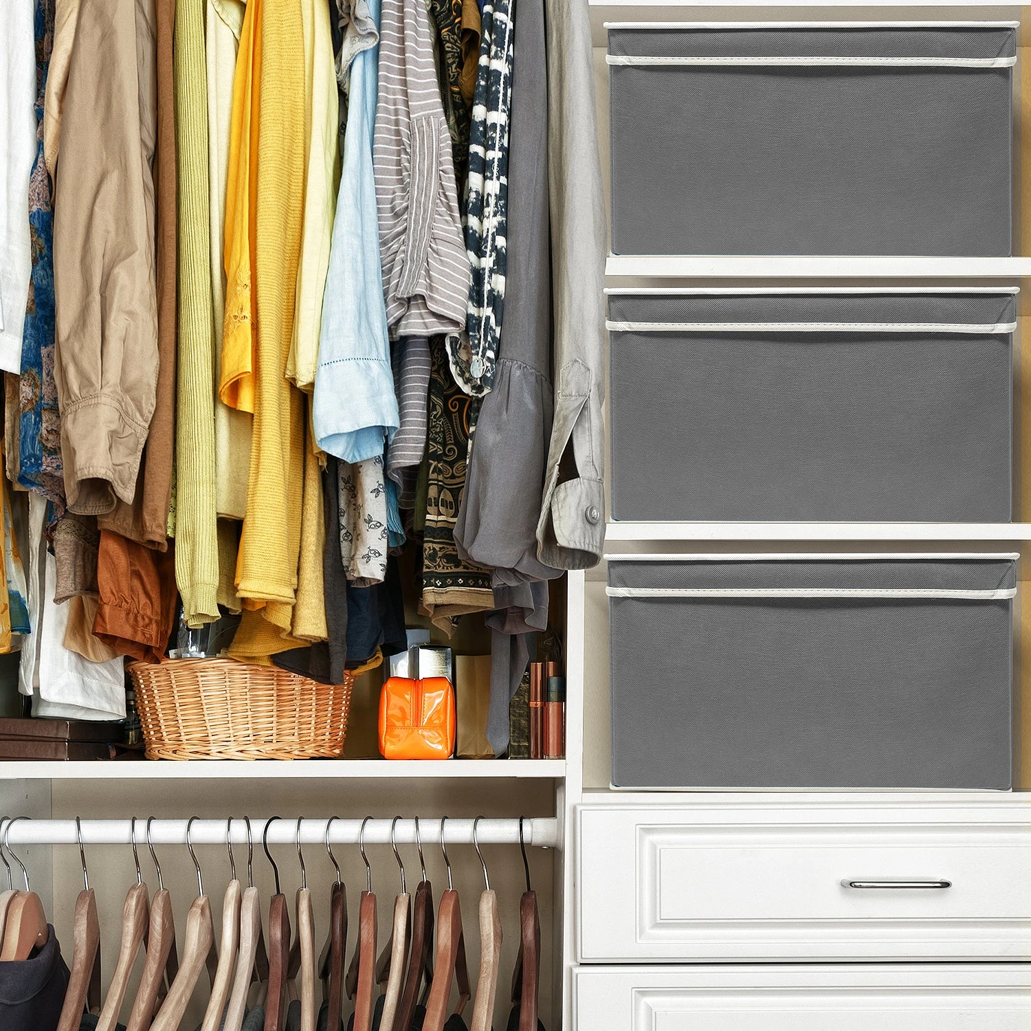 Storage Box Bins With Lid (Set Of 3) 16 Storage Box Bins With Lid (Set Of 3) - Image 14