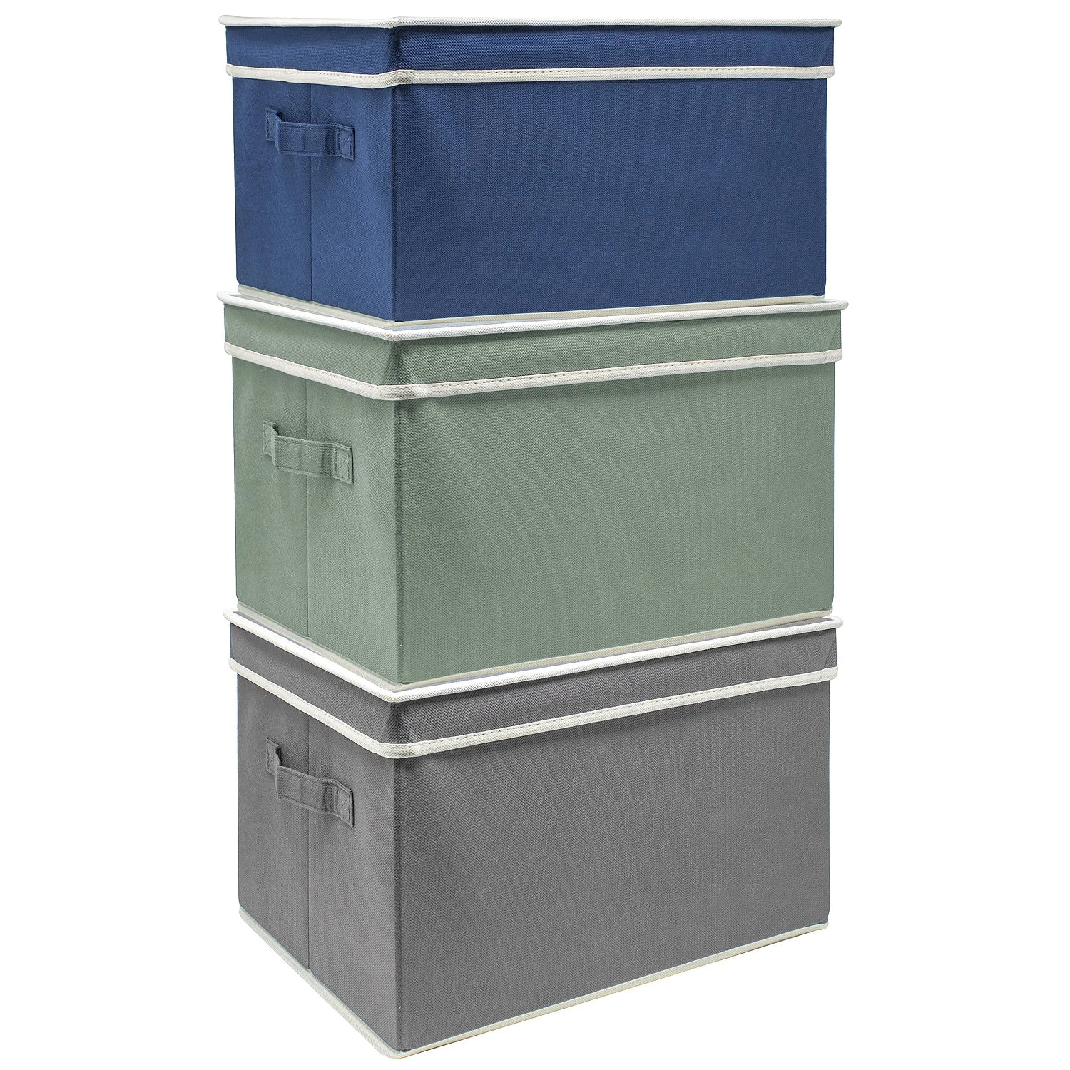 Storage Box Bins With Lid (Set Of 3) 7 Storage Box Bins With Lid (Set Of 3) - Image 5