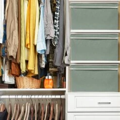 Storage Box Bins With Lid (Set Of 3) 41 Storage Box Bins With Lid (Set Of 3) -Sorbus Decor Shop BSKTBX TL 8