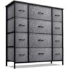 12 Drawer Tall Wide Dresser 2 12 Drawer Tall Wide Dresser -Sorbus Decor Shop DRW 12D BLK 1 124ed323 1636 497f 970c 79db919d5f26