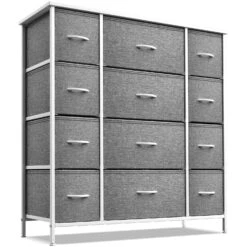 12 Drawer Tall Wide Dresser 24 12 Drawer Tall Wide Dresser -Sorbus Decor Shop DRW 12D WH 1