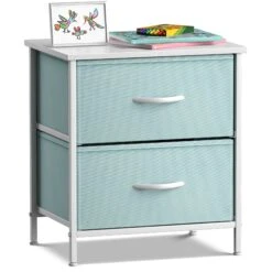 2 Drawer Display Nightstand