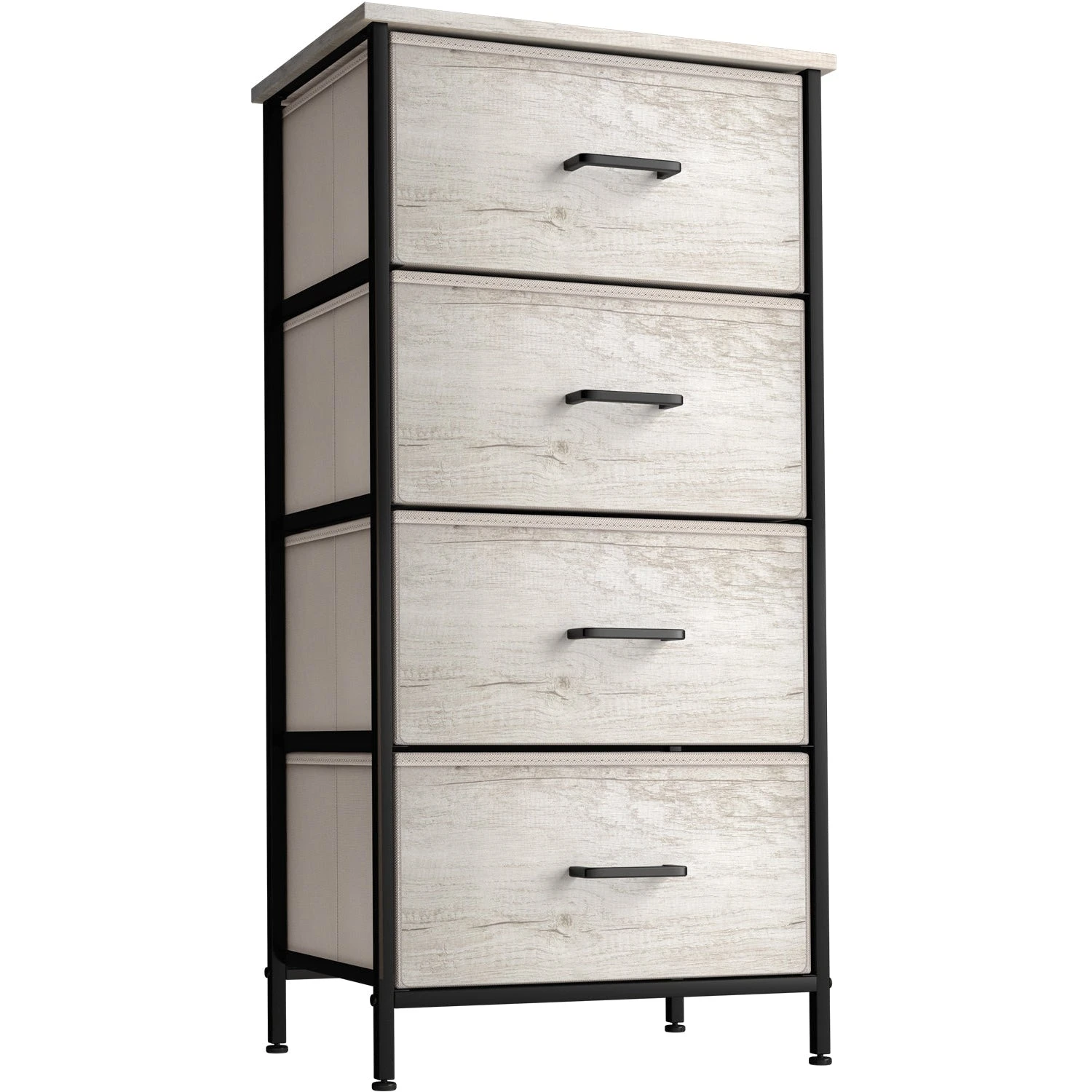 4 Drawer Vertical Short Nightstand 2 4 Drawer Vertical Short Nightstand