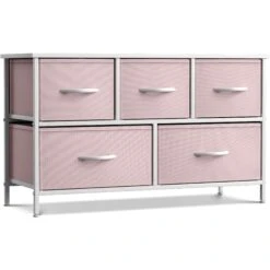 5 Drawer Wide Short Dresser 28 5 Drawer Wide Short Dresser -Sorbus Decor Shop DRW CU5 PI 2