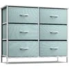 6 Drawer Fabric Dresser 2 6 Drawer Fabric Dresser -Sorbus Decor Shop DRW CU6 AQ 1copy