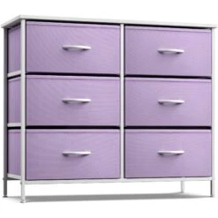 6 Drawer Fabric Dresser 34 6 Drawer Fabric Dresser -Sorbus Decor Shop DRW CU6 PU 1