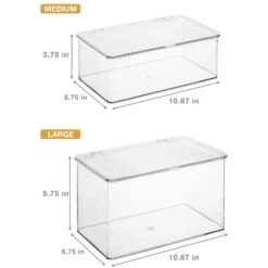 Pantry Storage Bins For With Hinged Lids 33 Pantry Storage Bins For With Hinged Lids -Sorbus Decor Shop Dimensions 2