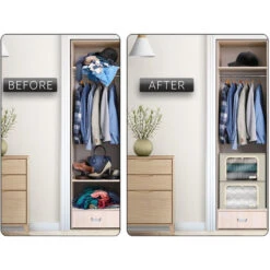 Storage Bins With Window (Packs, Medium) -Sorbus Decor Shop EBC Mobile