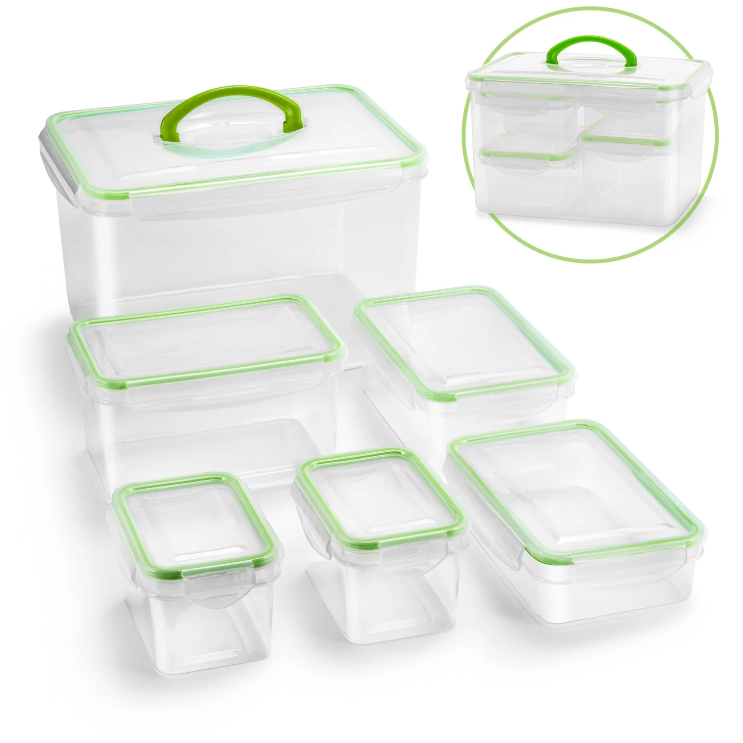 Food Storage Plastic Variety Pack Snap-On Lid (12 Piece) 7 Food Storage Plastic Variety Pack Snap-On Lid (12 Piece) - Image 5