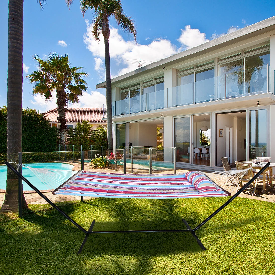 Hammock With Spreader Bars & Frame 4 Hammock With Spreader Bars & Frame - Image 2