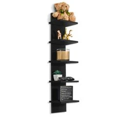 5 Tier Vertical Wall Shelf Unit