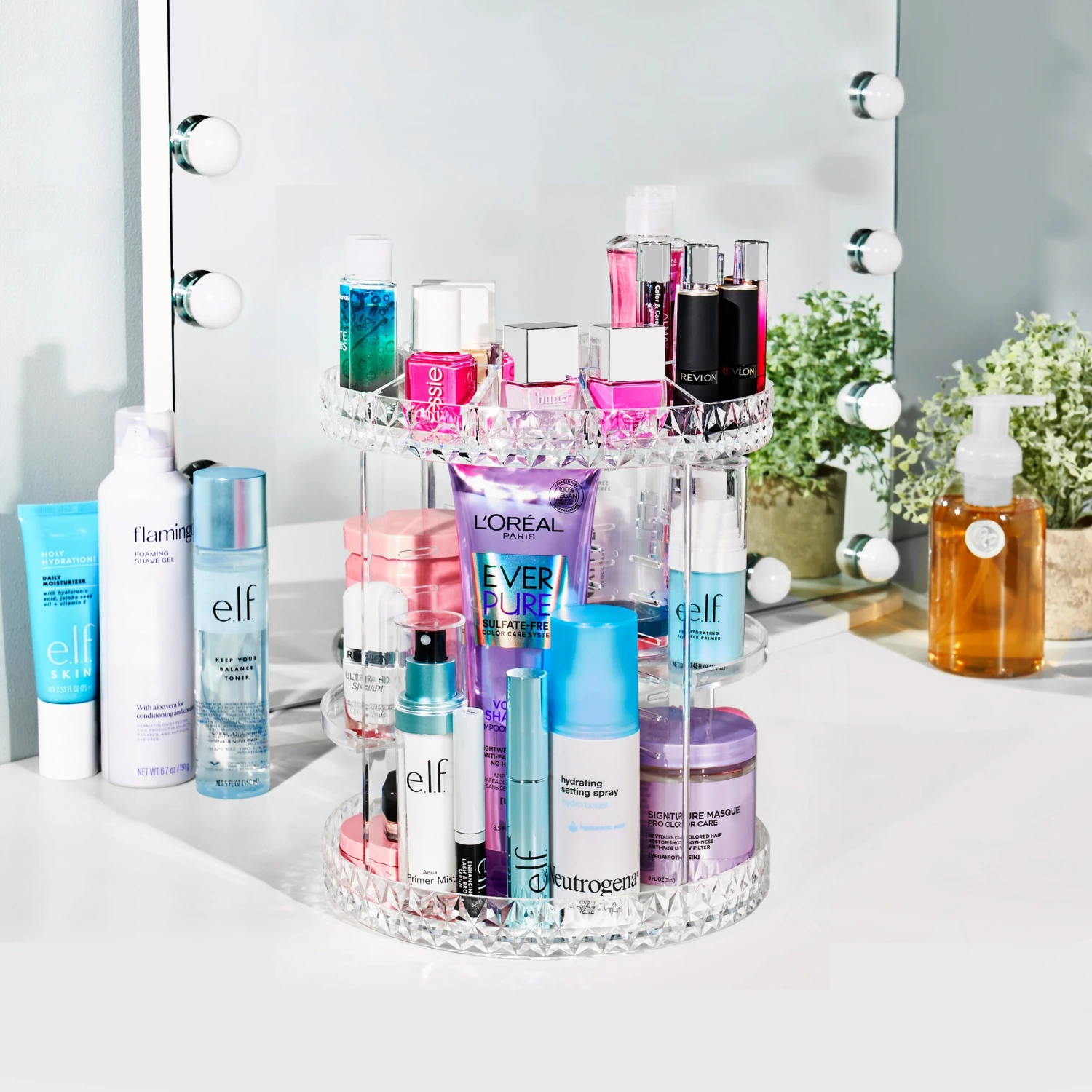 360° Makeup Organizer Carousel 4 360° Makeup Organizer Carousel - Image 2