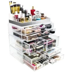 Makeup Organizer Case (8 Drawer 4Pc)