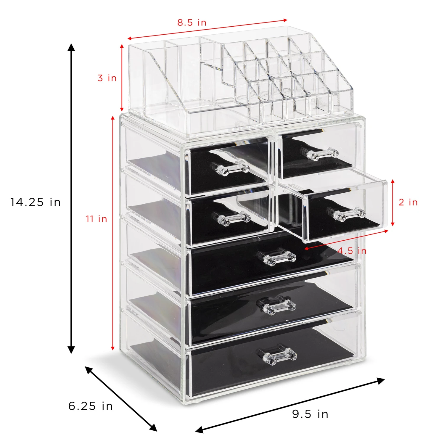 Makeup Organizer Drawer Set (7 Drawer) 14 Makeup Organizer Drawer Set (7 Drawer) - Image 12