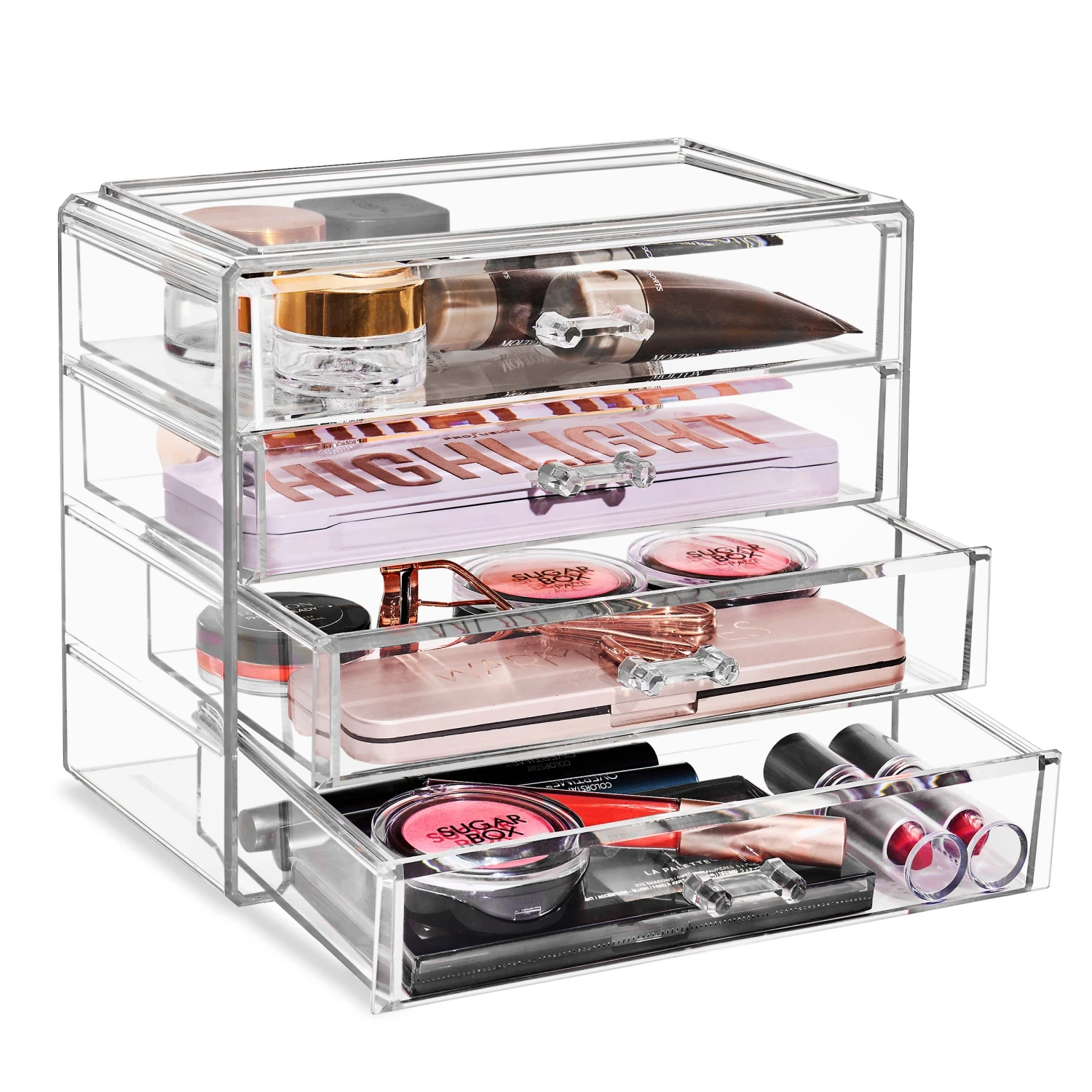 Makeup Organizer Case (4 Drawers) 3 Makeup Organizer Case (4 Drawers)