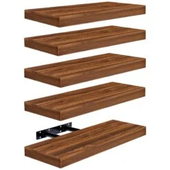 Wall Mounted Floating Shelves (5 Pack) -Sorbus Decor Shop Main 2462747e 71b1 49a6 9de9 27083cf0513f