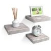 Rustic Floating Square Shelves (3 Pack) -Sorbus Decor Shop NEWSHELF 3PC Final Wht 6
