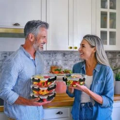 Glass Meal Prep Containers Airtight Lids Mix Shape (Set Of 8) 34 Glass Meal Prep Containers Airtight Lids Mix Shape (Set Of 8) -Sorbus Decor Shop SC LIFESTYLECOUPLE1 2426c10f 723f 4dd5 b32b 279d02a9d51f