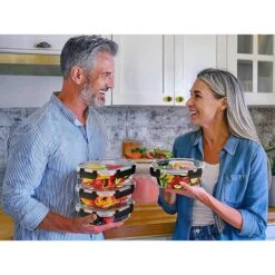 Square Glass Meal Prep Containers Airtight Lids (Set Of 8) 35 Square Glass Meal Prep Containers Airtight Lids (Set Of 8) -Sorbus Decor Shop SC LIFESTYLECOUPLE1 600EBC 04f3f684 9312 4c9b a543 bfc40a0f0b2a