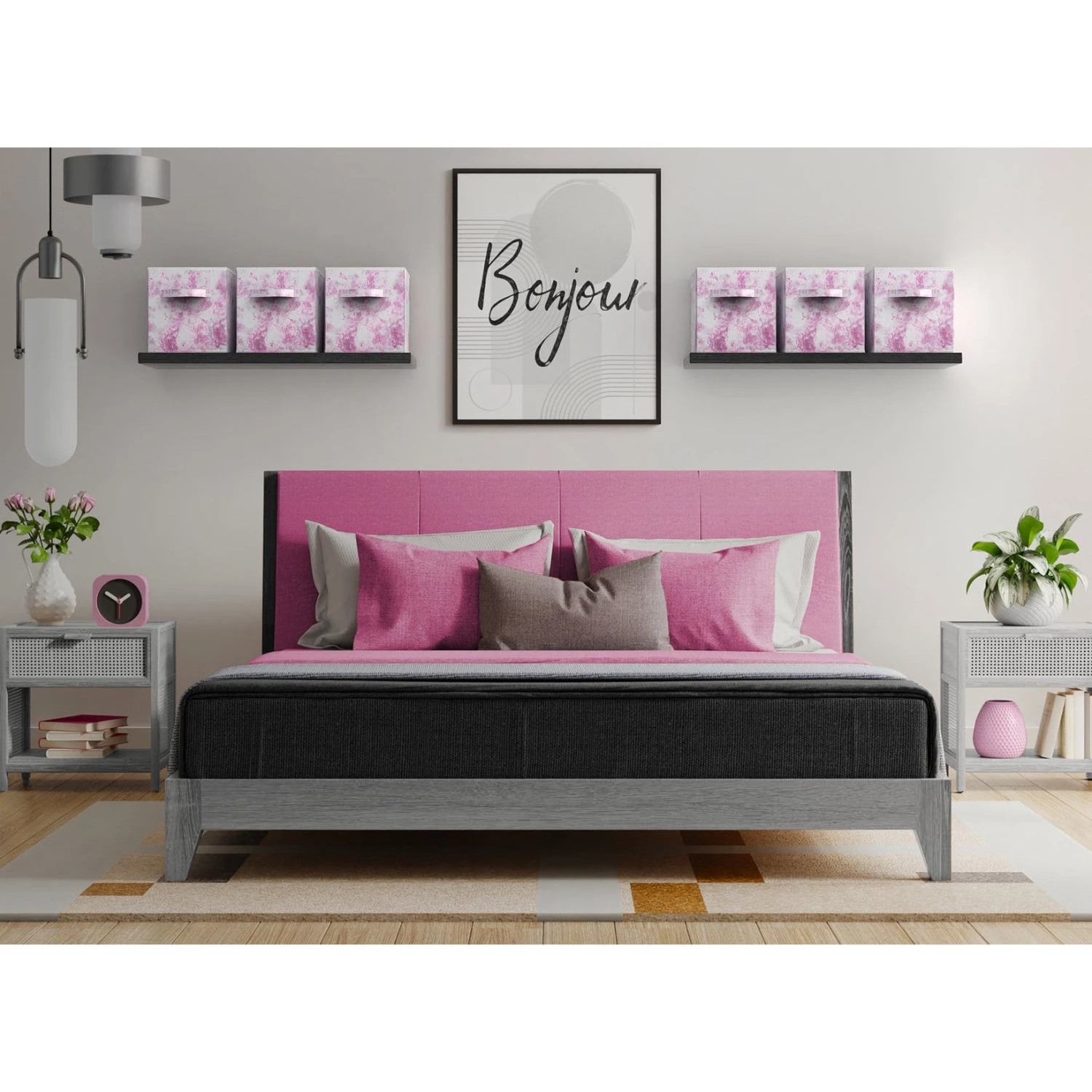 Tie-Dye Storage Cube Bins (4 Pack) 4 Tie-Dye Storage Cube Bins (4 Pack) - Image 2