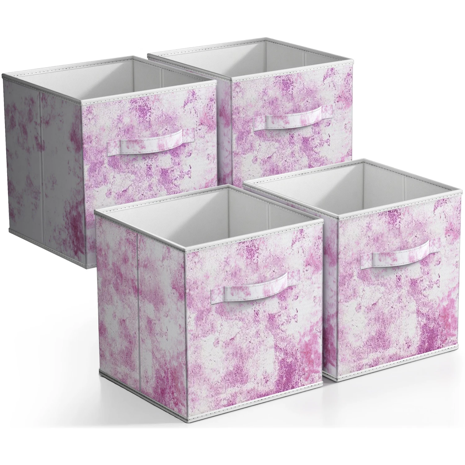 Tie-Dye Storage Cube Bins (4 Pack) 3 Tie-Dye Storage Cube Bins (4 Pack)