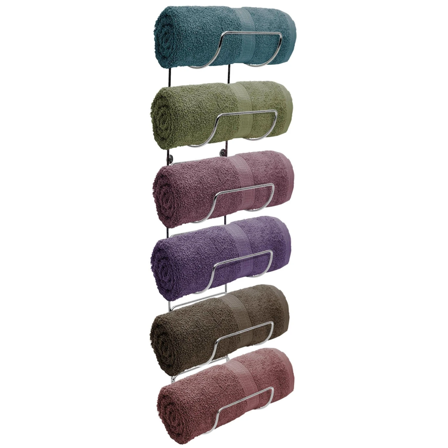 Wall Mount Towel Holder (6 Tier) 9 Wall Mount Towel Holder (6 Tier) - Image 7