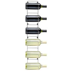 Wall Mount Towel Holder (6 Tier) 24 Wall Mount Towel Holder (6 Tier) -Sorbus Decor Shop Scene Wine1 StainlessRack