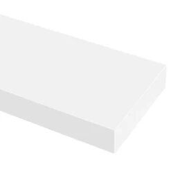 Wall Mounted Floating Shelves (5 Pack) -Sorbus Decor Shop Swatch White