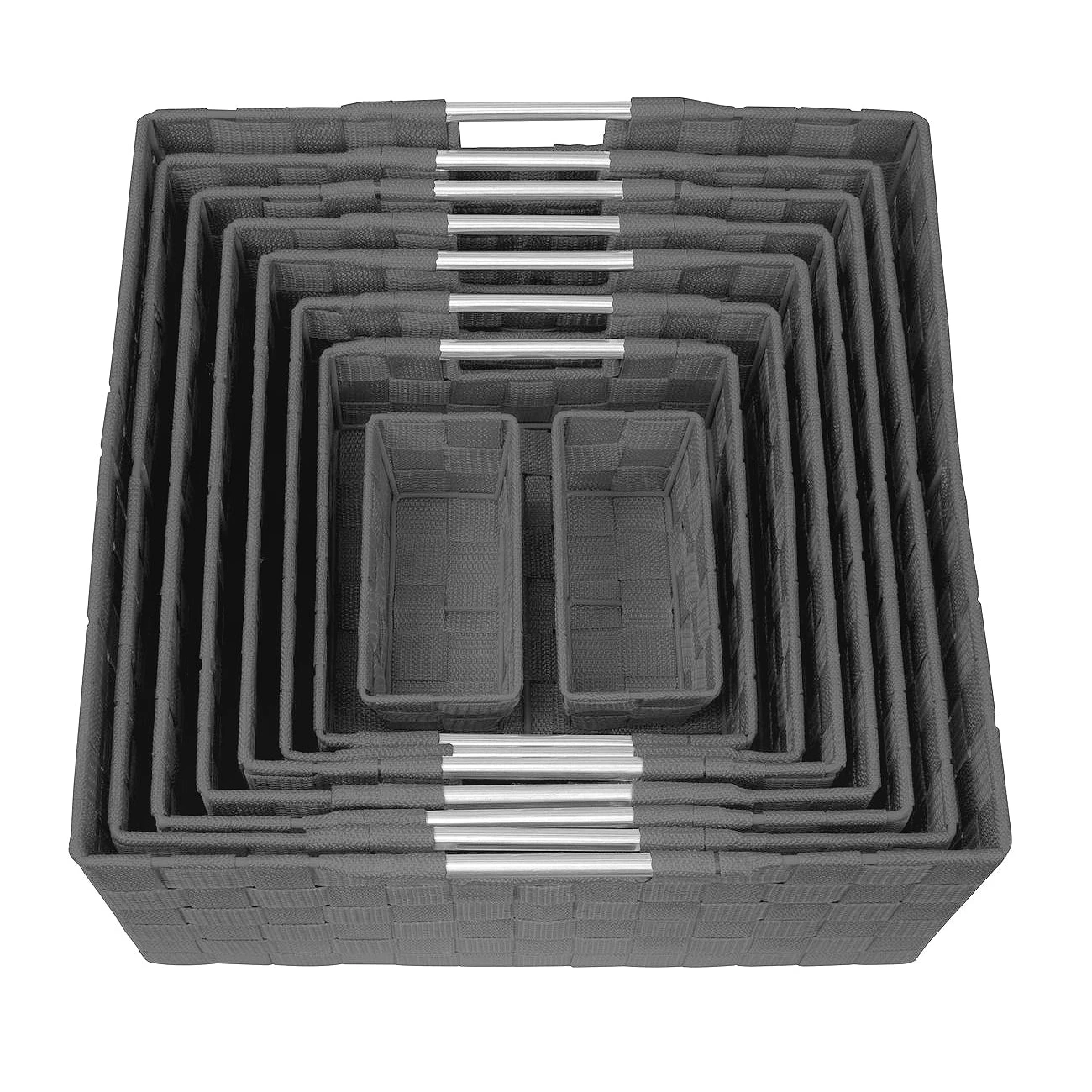 Basket Bin Set Double Woven (9 Pack) 12 Basket Bin Set Double Woven (9 Pack) - Image 10