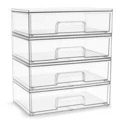 Acrylic Organizer Storage Drawers (4 Flat Drawer) 19 Acrylic Organizer Storage Drawers (4 Flat Drawer) -Sorbus Decor Shop ab cbab71f6 81a8 43a7 89fe e8878881e706