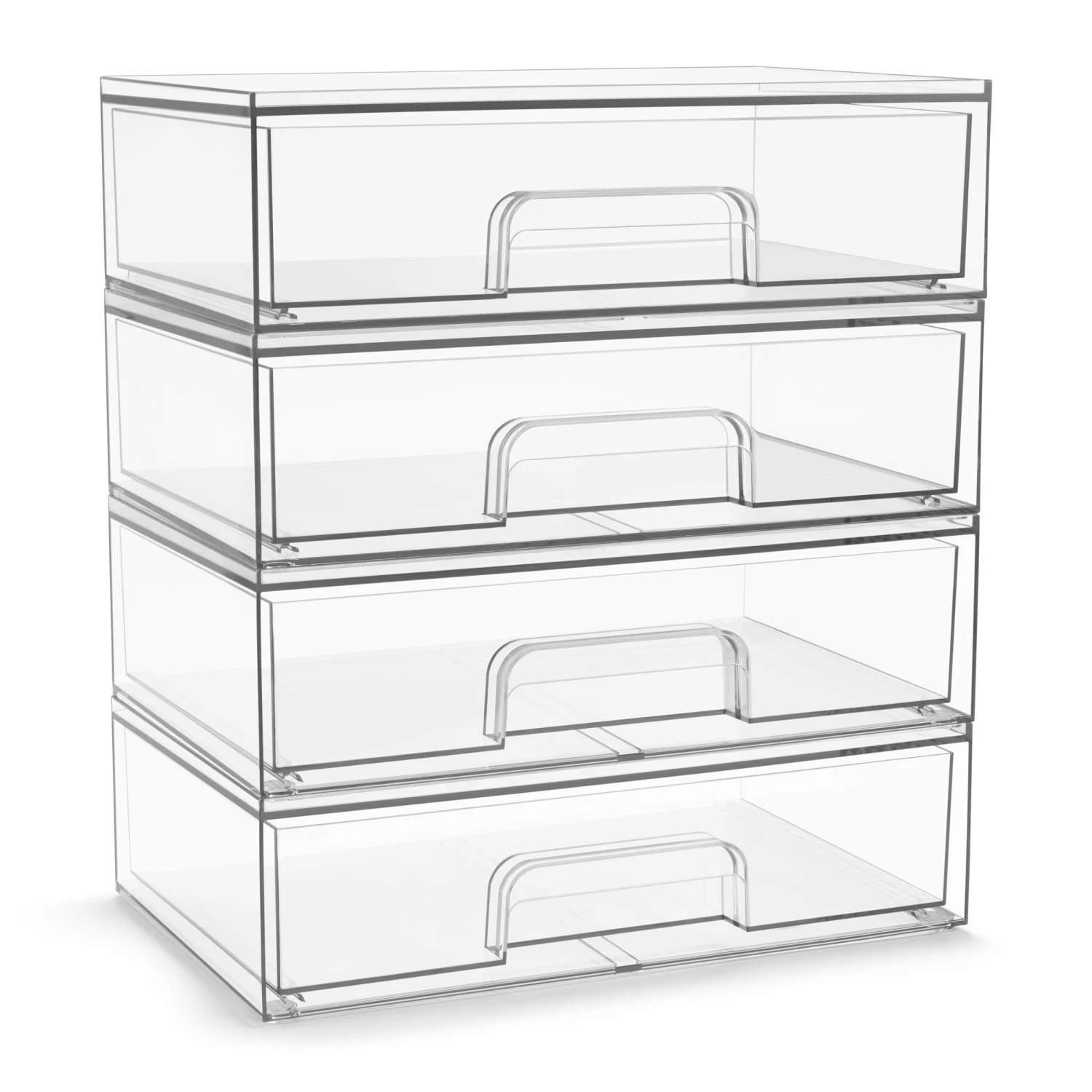 Acrylic Organizer Storage Drawers (4 Flat Drawer) 11 Acrylic Organizer Storage Drawers (4 Flat Drawer) - Image 9